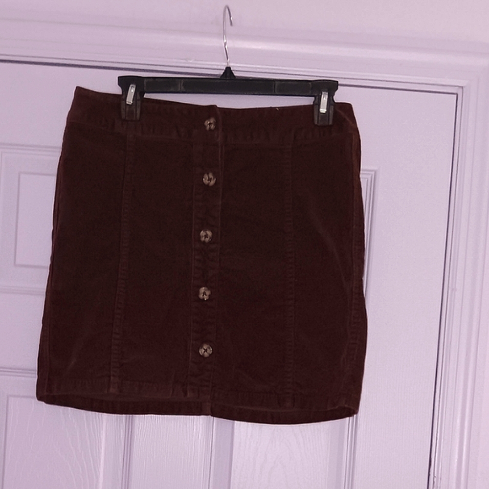 Falls Creek | Brown Corduroy Mini Skirt Size 6